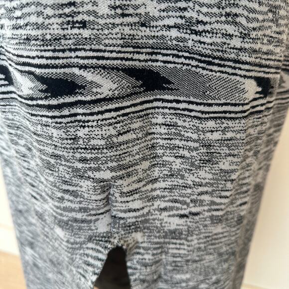 Rosetta Getty Gray Galaxy Knit Midi Dress XL Sweater Bodycon Work Designer $400 - Picture 14 of 14